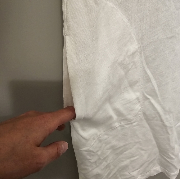 NWT White Old Navy T-Shirt dress | SZ Medium | Sleeveless | relaxed fit - Picture 3 of 5